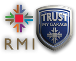 RMI and Trust My Garage logos