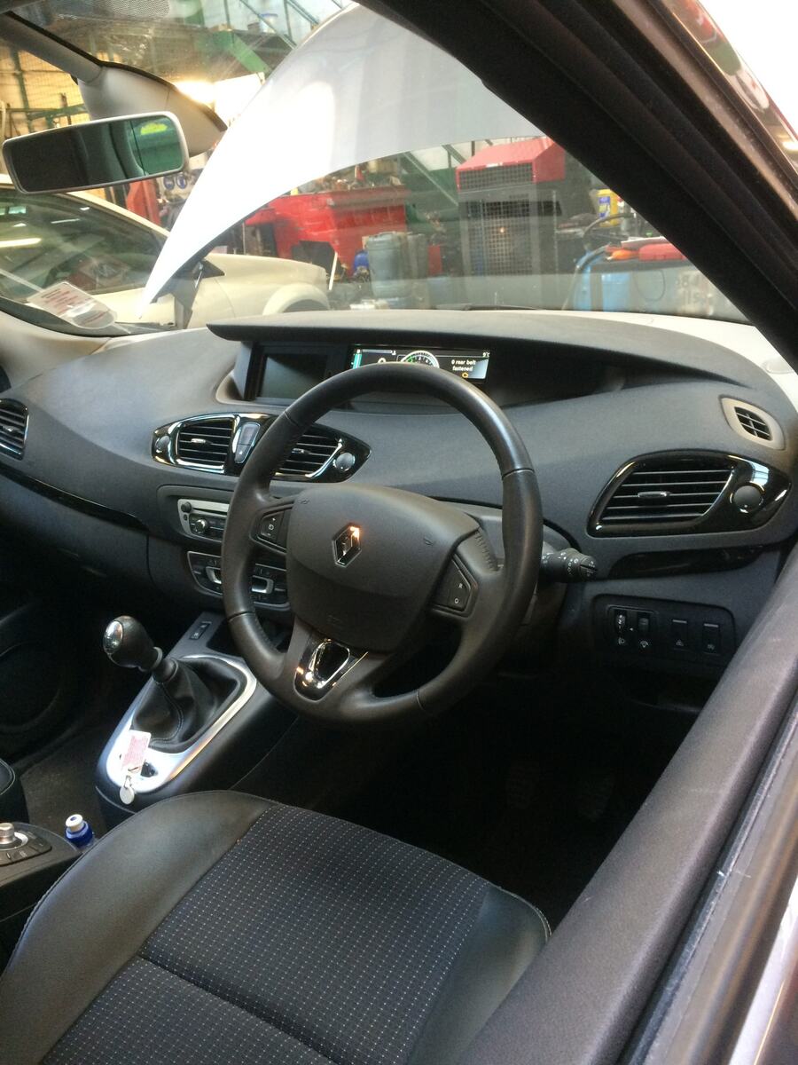 Interior of a Renault Scénic